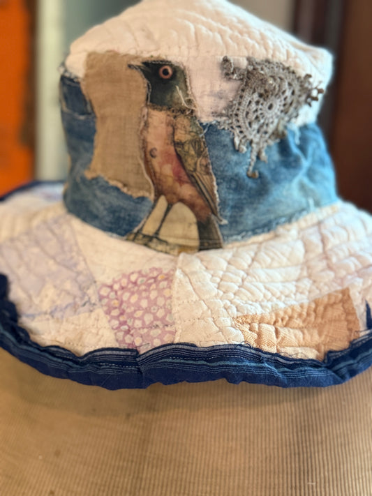 Birds of a Feather Hat- Double Sided