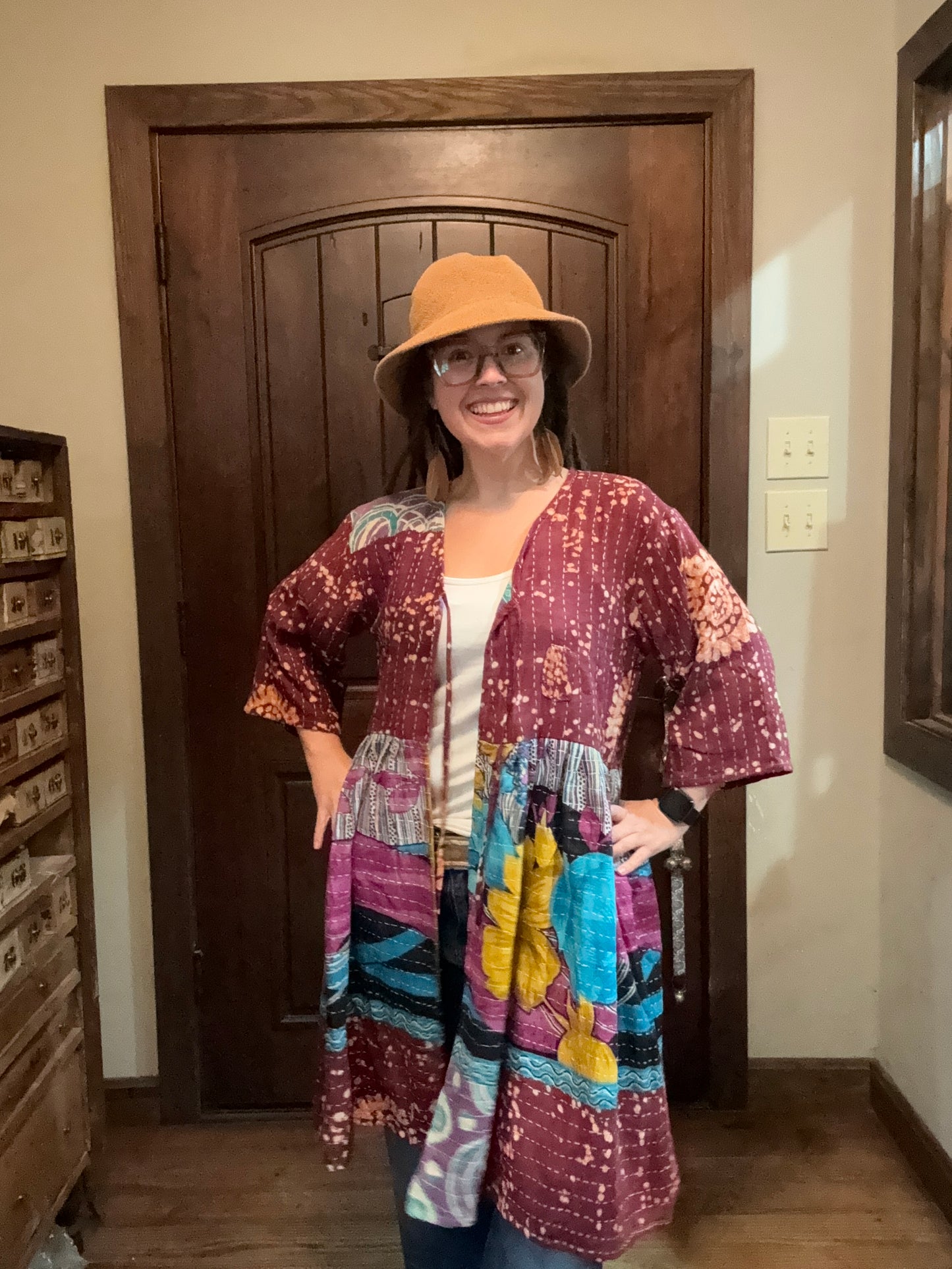 Kantha Duster Jacket