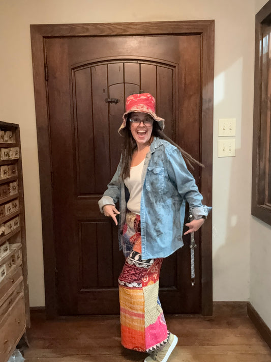 Kantha Patchwork Pants