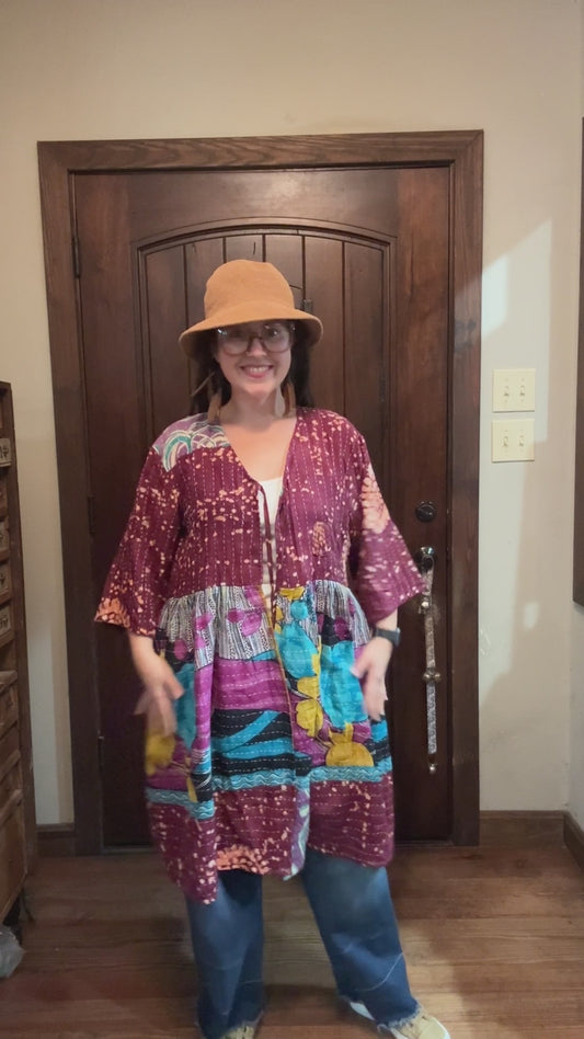 Kantha Duster Jacket