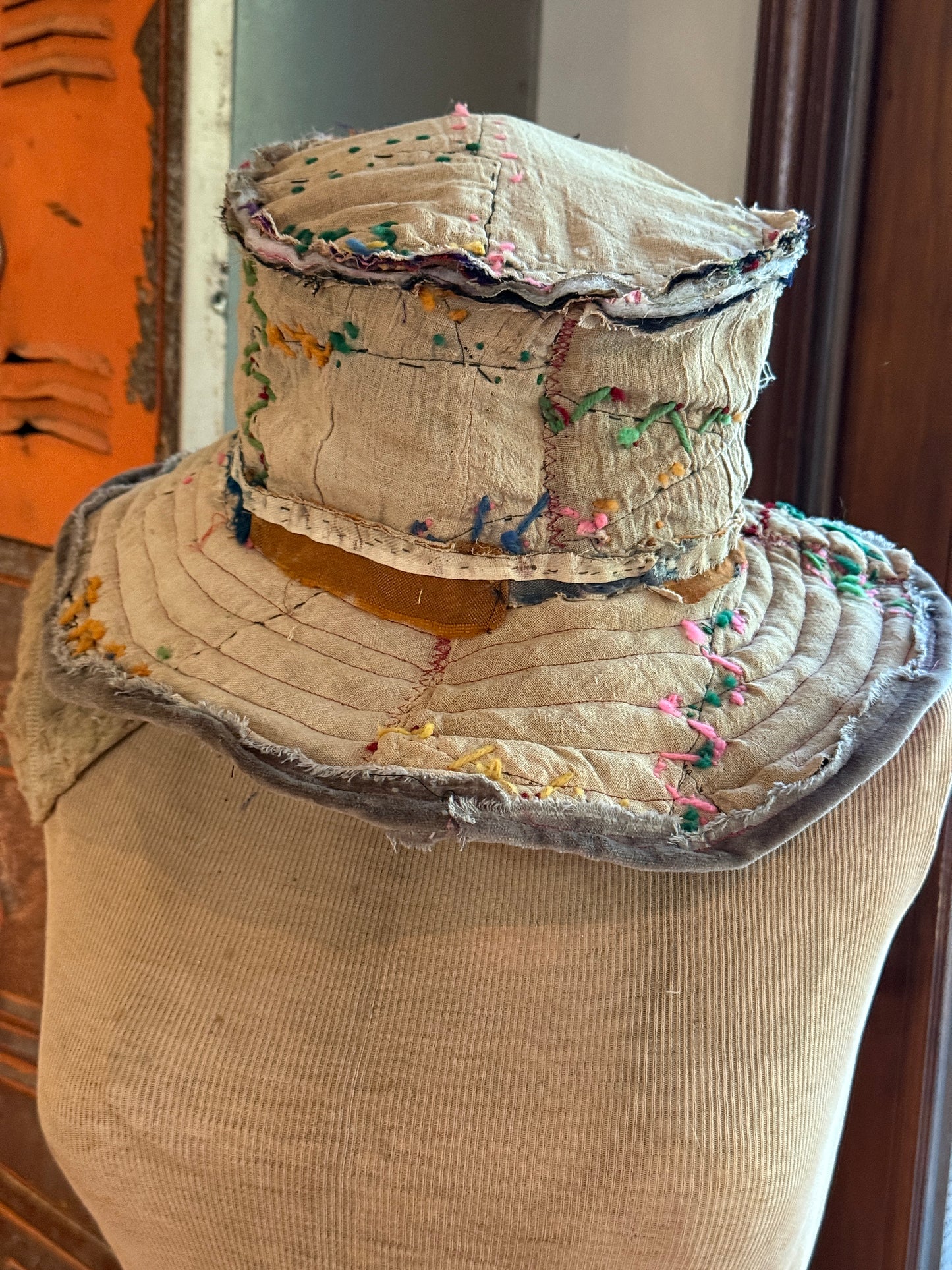 Vintage Vibes- Reversible Art Hat