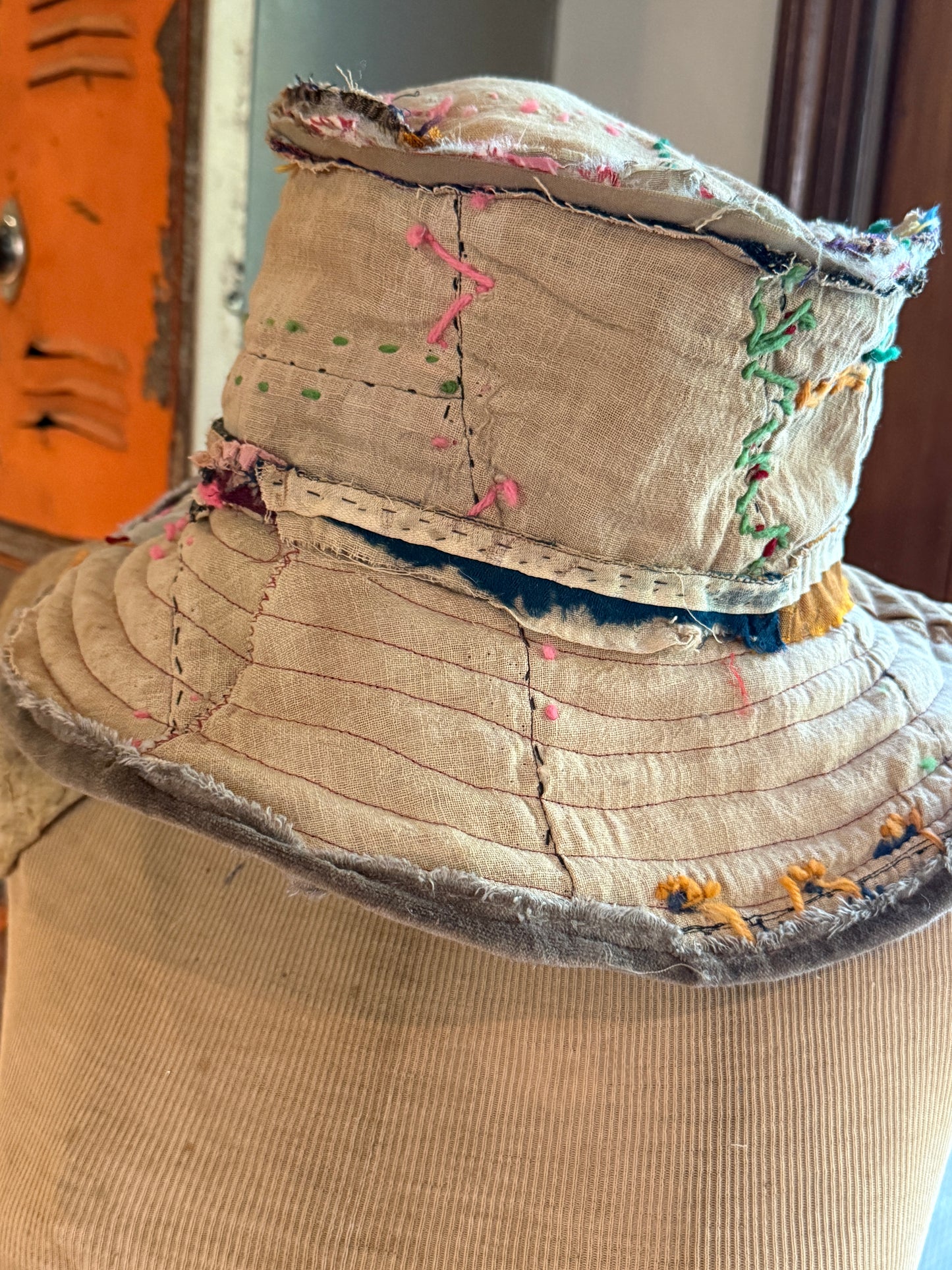 Vintage Vibes- Reversible Art Hat