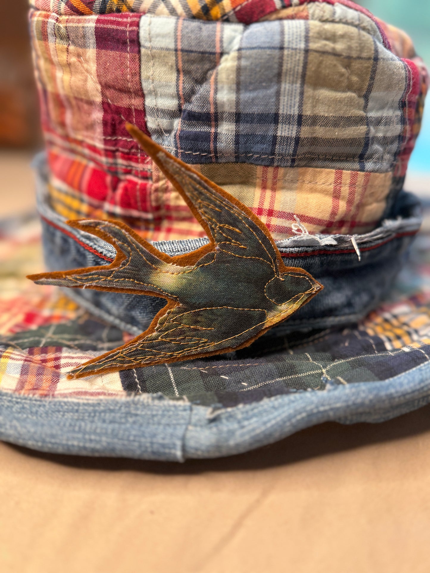 Plaid and Whimsy Hat