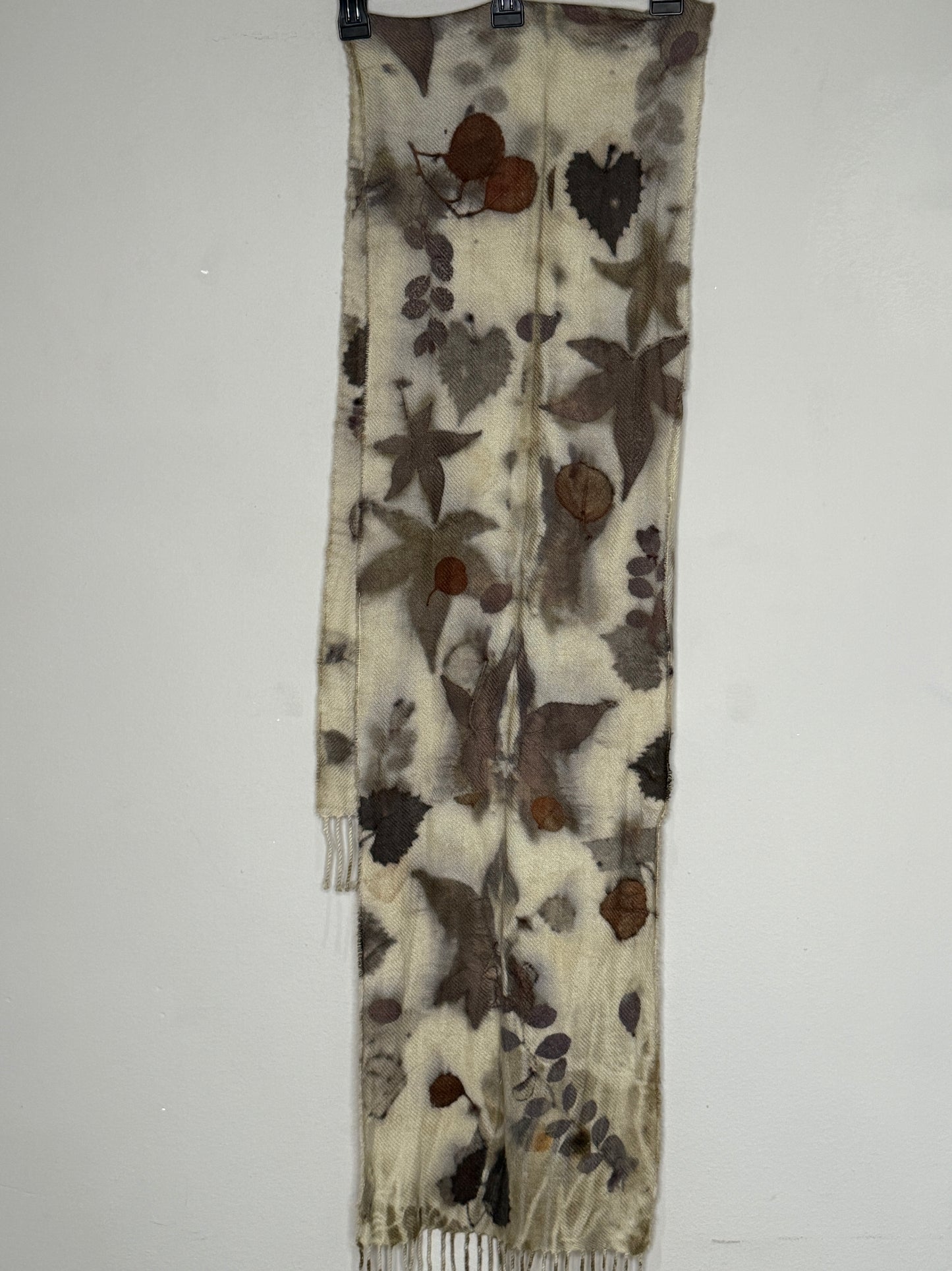 Cashmere Scarf- EcoPrinted