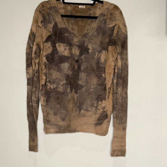 Cashmere - Medium Eco Printed Sweater