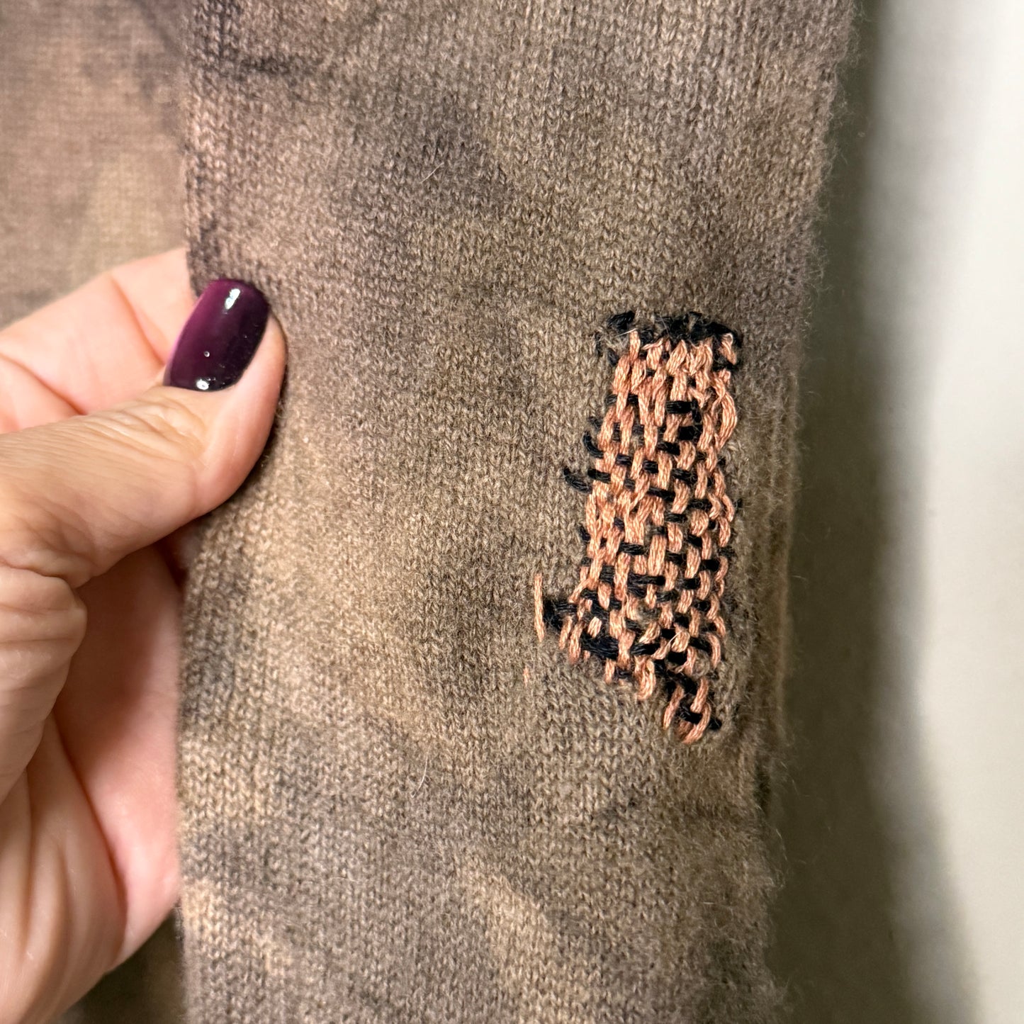 Cashmere - Medium Eco Printed Sweater