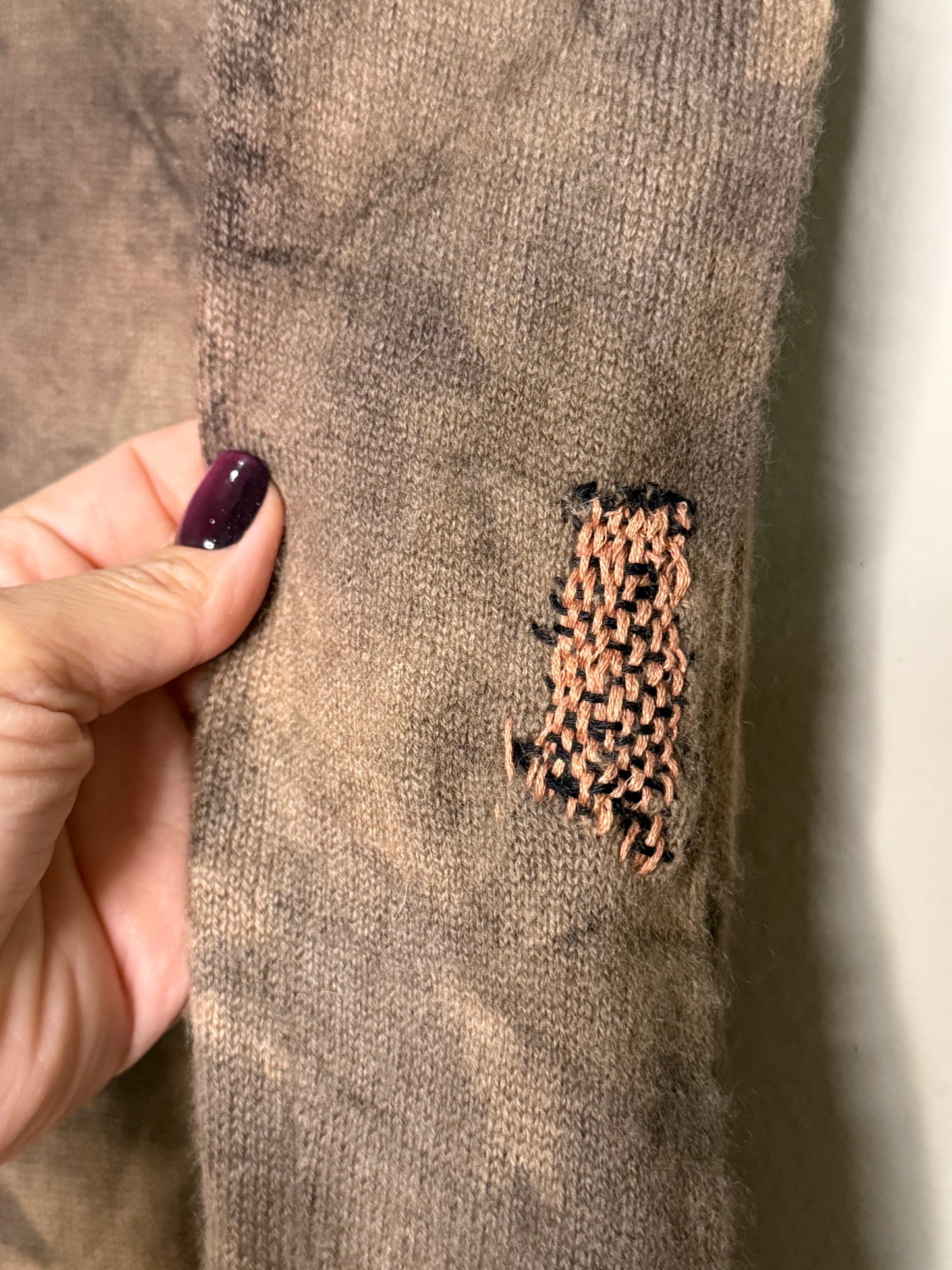 Cashmere - Medium Eco Printed Sweater