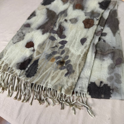 Cashmere Scarf- EcoPrinted