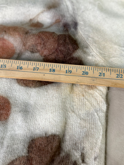 Eco Printed Cardigan- Medium