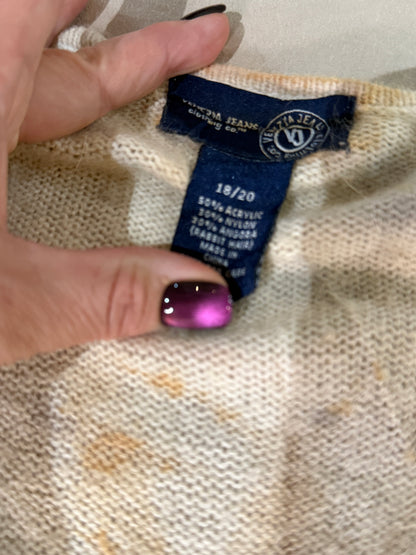 Eco Printed Cardigan- Medium