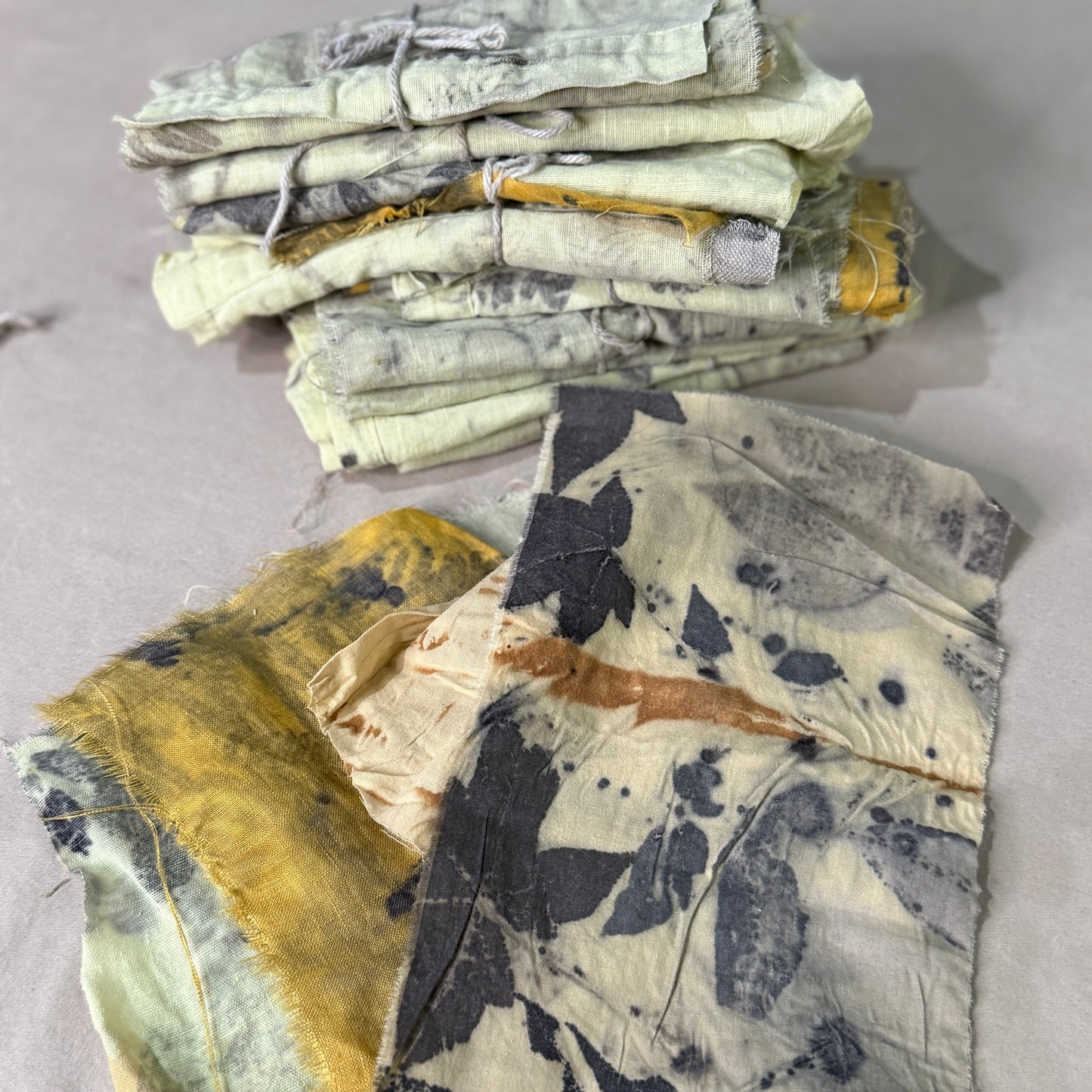 Eco Printed Fabric Bundle
