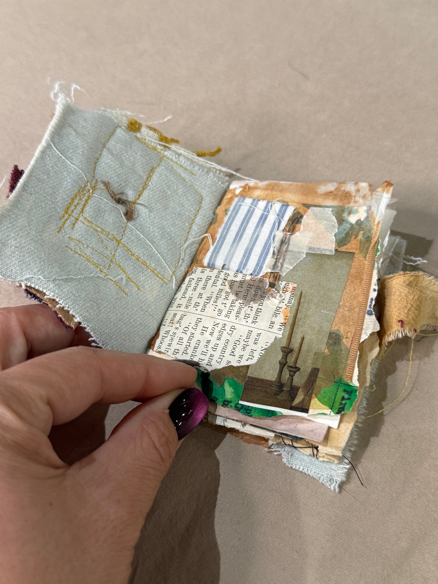 Small Handmade Journal 3.5" x 2.5"