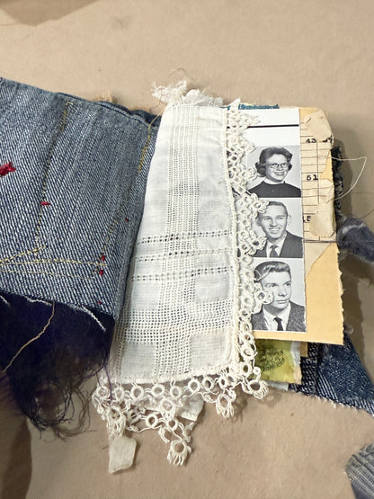 Stitched and Tattered Mini Journal