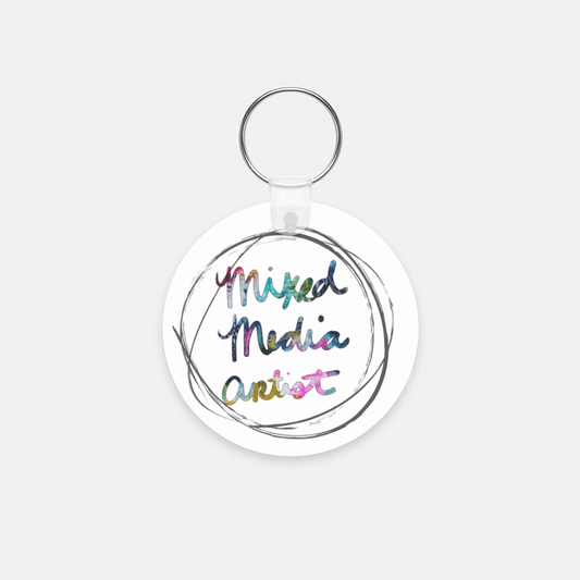 Mixed Media Artist Keychain