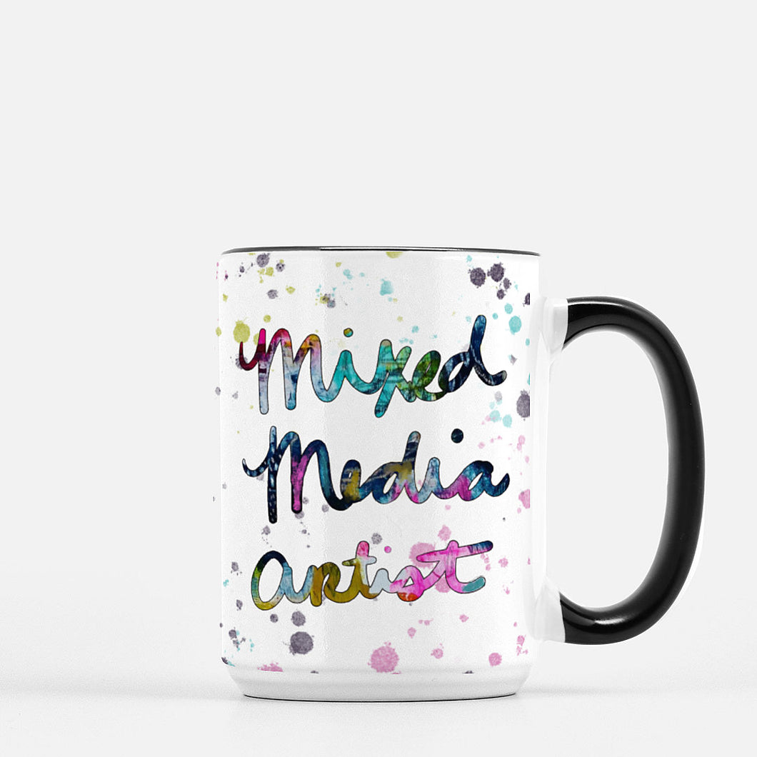 15 Ounce Mixed Media Coffee Mug