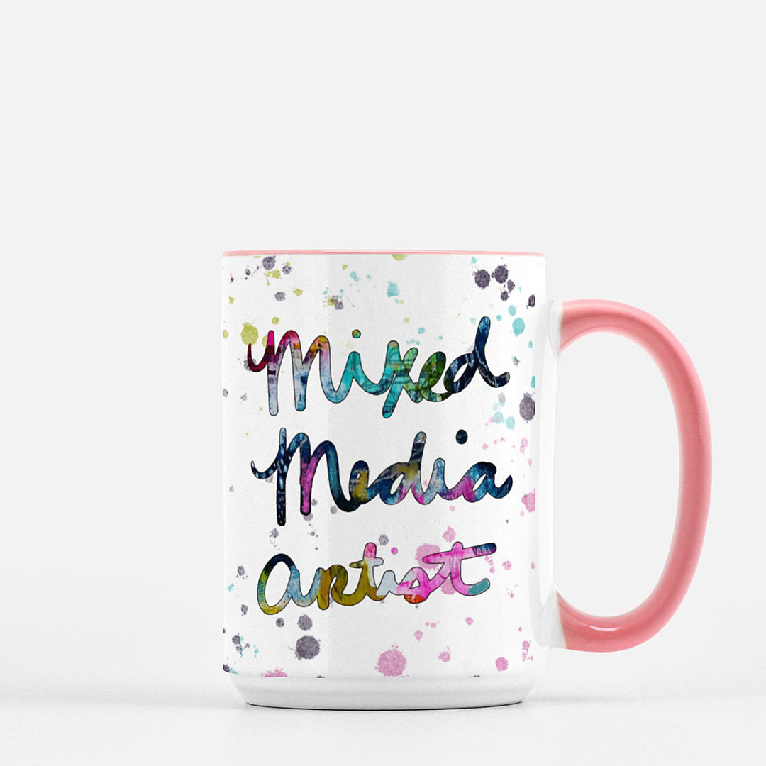 15 Ounce Mixed Media Coffee Mug